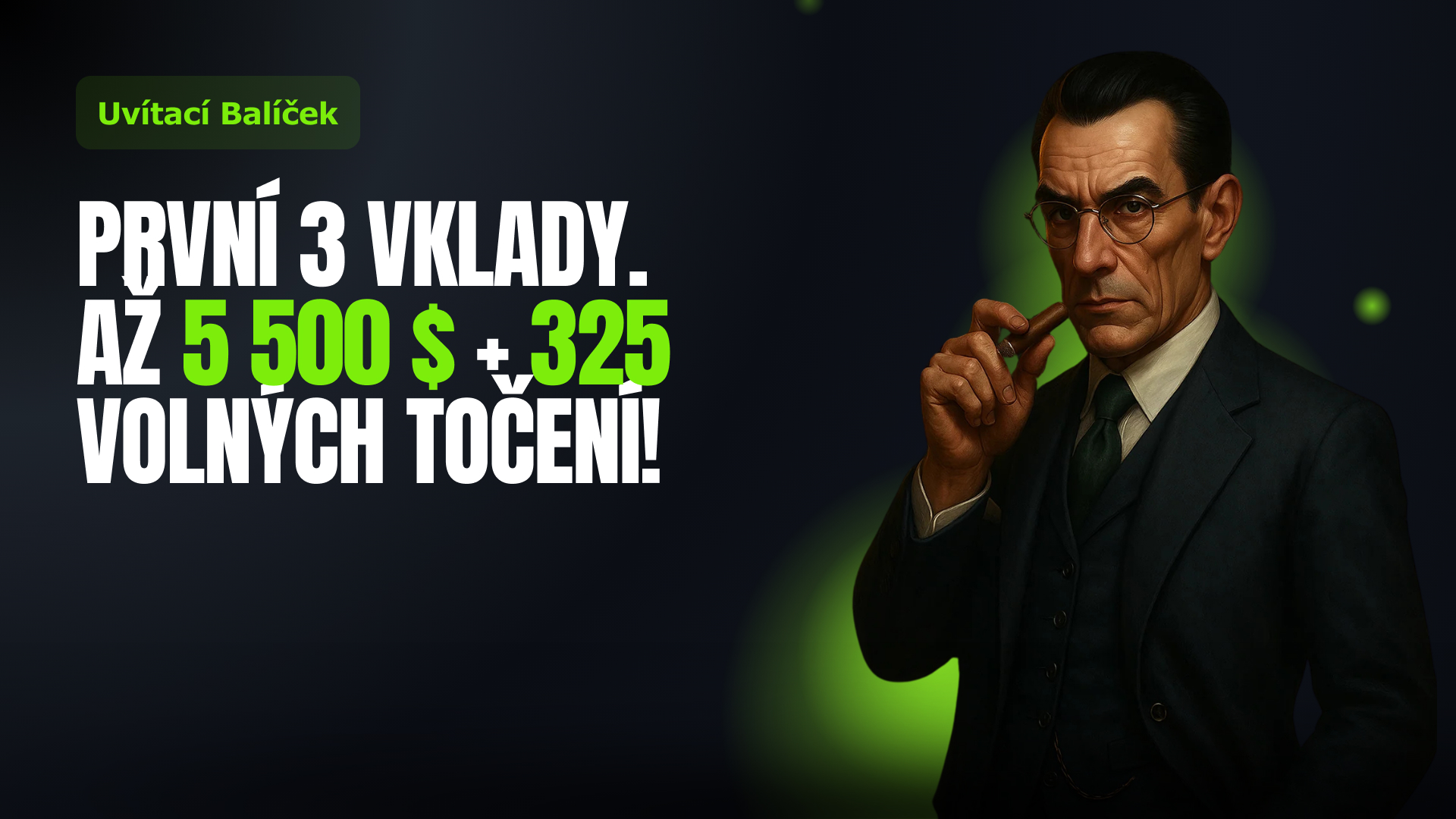Uvítací balíček - 3 bonusy